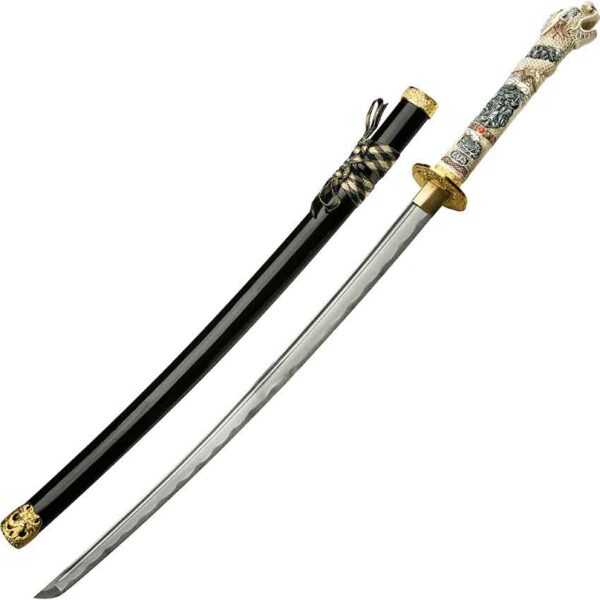 Golden Dragon Katana