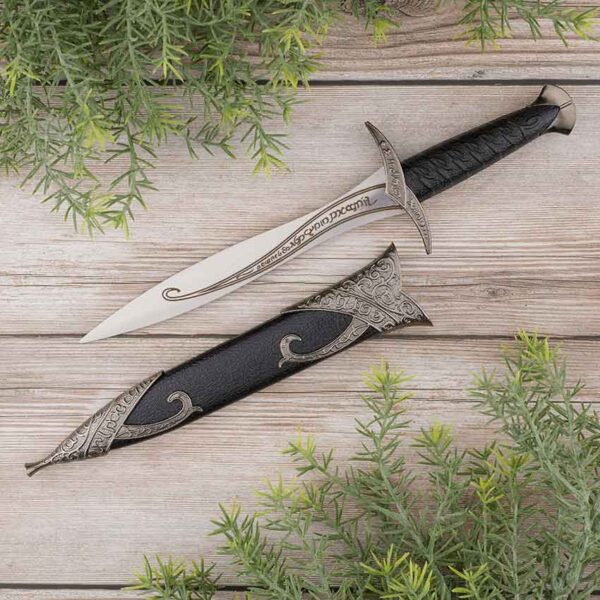 Elven Fantasy Dagger with Scabbard