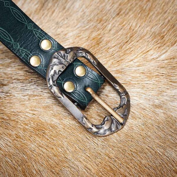 Embossed Strider Belt - Green