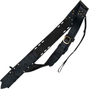 Adventurer's Sword Back Baldric - Black